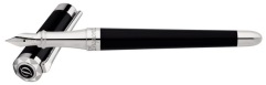 S.T. Dupont Liberte Black Fountain Pen - Penna Stilografica